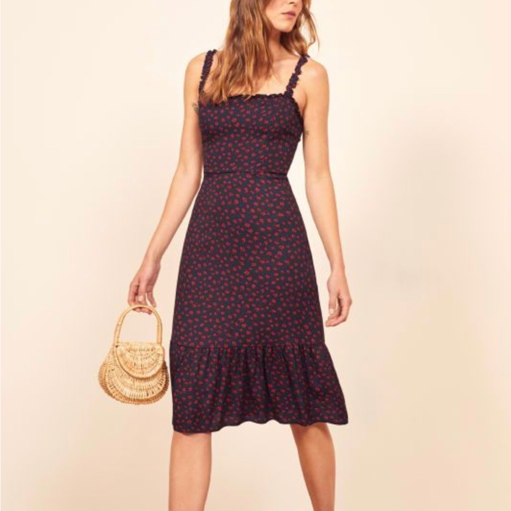 Reformation Granada Dress In Virgil